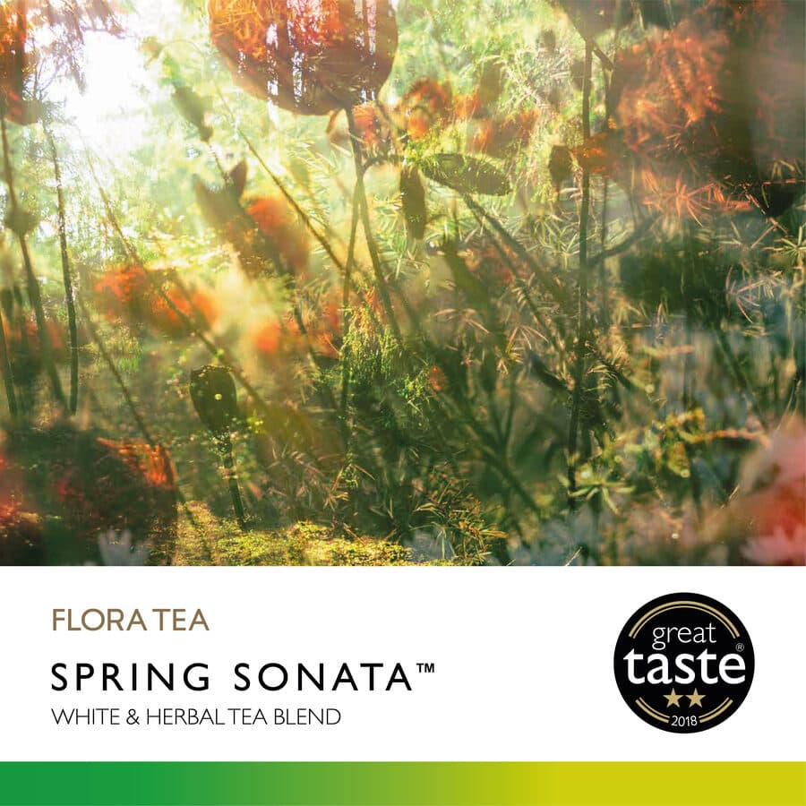 Flora Tea Spring Sonata — white & herbal tea blend, 500g wholesale pouch
